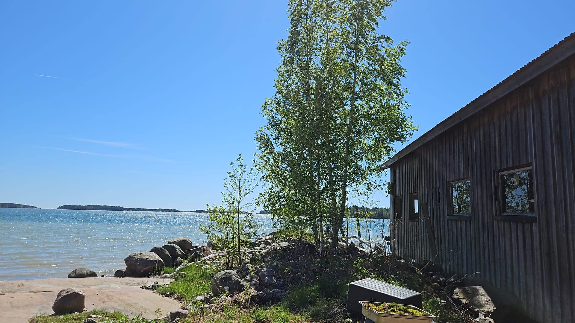 Fiskestugan by the shore, Inkoo archipelago